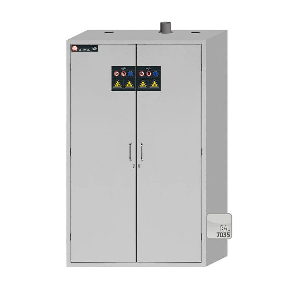 Cabinet for Acids and Alkalis SL-CLASSIC Model SL.196.120.MV with 12 x Pull-Out Shelf